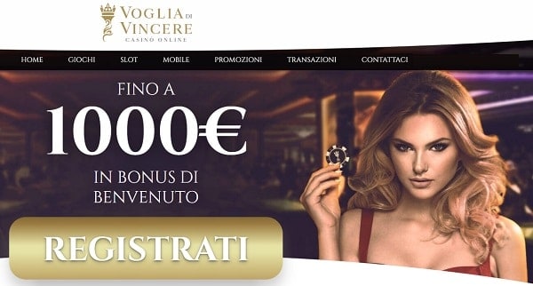 Voglia Di Vincere Casino Casino Bonuses 2021  100% Signup Bonus 400