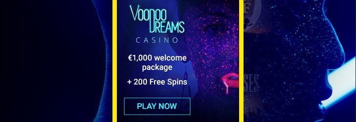 Voodoodreams Casino Bonuses 2021  20 Free Spins No Deposit